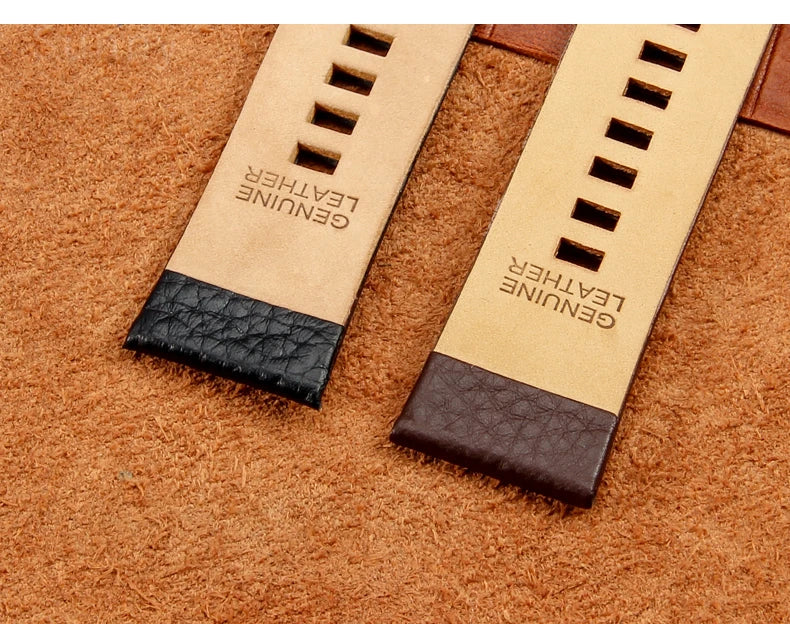 Cow Leather Watch Strap for Diesel Dz4323 1657 4318 DZ7312 DZ7257 Watchband 24 26 28 30mm Watch Bracelet Belt Black Brown White