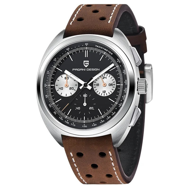 Men's Multifunctional Timing Luminous Quartz Watch